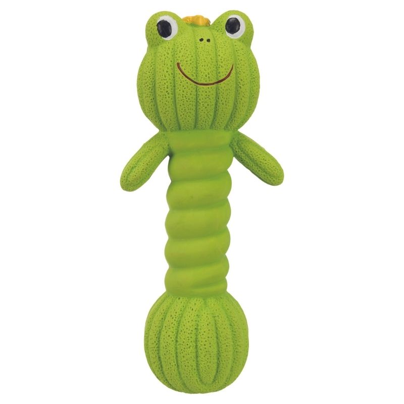 Large Squeaky Frog Dog Toys. 100% Natural Rubber (Latex).